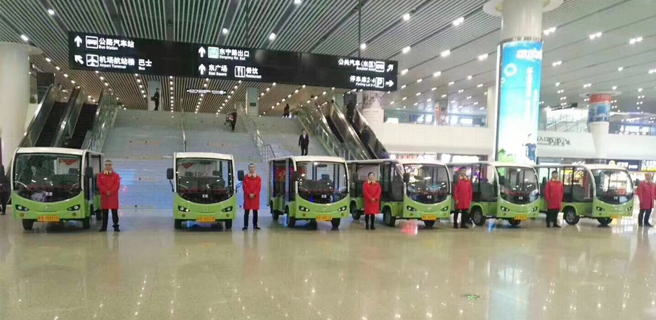 杭州东高铁站观光车